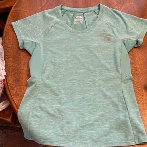 The north face blue t shirt size small flash dry